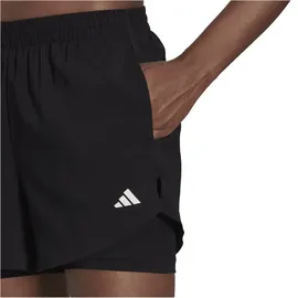 adidas Damen AEROREADY Made for Training Minimal Two-in-One Shorts HN1044 black/white