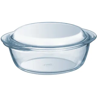 Pyrex Auflaufform 1,3 l rund 1,3L Transparent