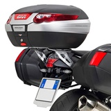 Givi Alu Topcase Träger für Monokey Koffer, 6 kg | SRA8203 Moto Guzzi V85 TT Aluminium, Topcaseträger silber
