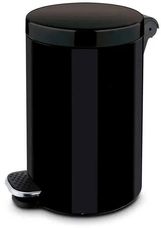 Treteimer innenbereich, 3 l, schwarz lackiert