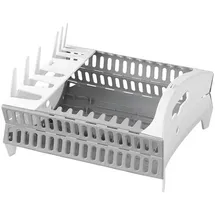 mobilibrico ProPlus Geschirrtrockner, faltbar, grau/weiß