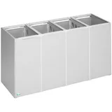 Proregal Robustes Abfall- und Wertstoffsammelsystem 40 l Grau