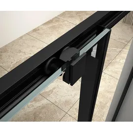 a&n&a aQualine AGGA BLACK Komplettdusche 90 x 185 cm Aqualine-BLF909