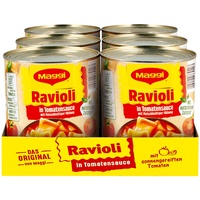 MAGGI Ravioli in Tomatensauce, 800 g, 6er Pack