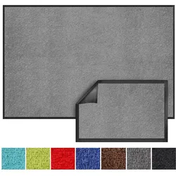 Karat Schmutzfangmatte   Monochrom   Silbergrau