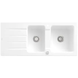 Villeroy & Boch Architectura 1160x510mm stone white + Excenterbetätigung