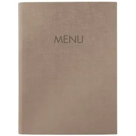 Sigel Speisekarten-Mappe DIN A5, 2 Hüllen beige, 1 St.
