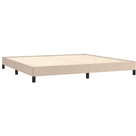 vidaXL Bettgestell 200 x 200 cm Braun