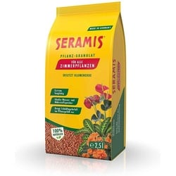 Seramis Blumenerde Pflanzgranulat für alle Zimmerpflanzen, mit Pflanzgranulat, (1-St), 2,5 l