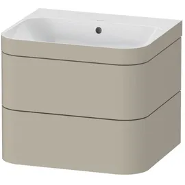 Duravit Möbelwaschtisch-Unterschrank Happy D.2 Plus 57,5x49cm, o. HL, Tau s-matt, 2 Schubk.