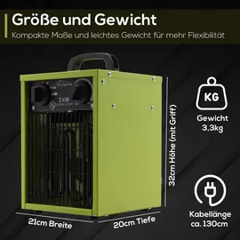 Tronitechnik TT-EIH-152 2000 W Grün