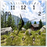 Bilder-Manufaktur BM wahlweise Funkwanduhr ODER Quarzwanduhr Funkwanduhren Funkuhr Wanduhr Funk ODER Quarz kein Ticken lautlos geräuschlos leise modern ohne Tickgeräusche MF18-9332-funk