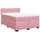 vidaXL Boxspringbett 140 x 200 cm Dunkelrosa