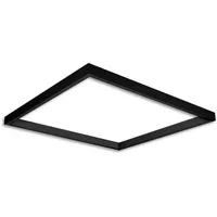ISOLED Track48 Leuchtenrahmen H50, Innenformat 900x1000mm, schwarz, exkl. Trafo