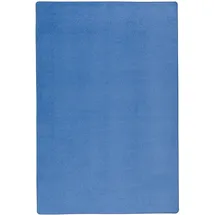 Snapstyle Trend Velours Teppich, Joy Blau, 80x240cm