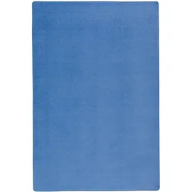 Snapstyle Trend Velours Teppich, Joy Blau, 80x240cm