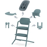 Cybex Lemo Hochstuhl 4in1 Set mit Neugeborenenset, Farbe: Stunning Black