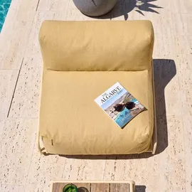 Oviala Modularer Gartenliegestuhl gelb