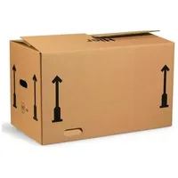 TRANSPAK AG Umzugskarton Wellpappe L650xB350xH370mm zweiwellig braun