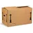 TRANSPAK AG Umzugskarton Wellpappe L650xB350xH370mm zweiwellig braun
