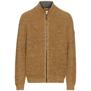 CAMEL ACTIVE Strickjacke mit Reißverschluss Gelb, Menswear-XXL