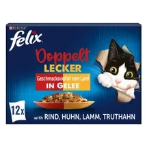FELIX Doppelt Lecker Geschmacksvielfalt vom Land in Gelee 12x85g