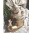 Clayre & Eef Weihnachtsmann 16 cm Beige
