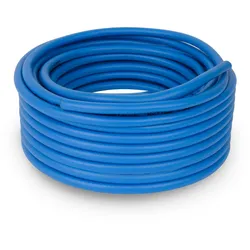 EBERTH Druckluftschlauch 10 m, 6x11 mm, 20 bar, Gewebeschlauch für Kompressor, ohne Kupplung, Druckluft Zubehör