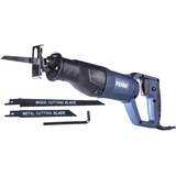 Ferm Living FERM Säbelsäge 710W - Soft Griff - mit 2 Sägeblätter für Holz (130mm-11TPI) und Metall (82mm - 30TPI)