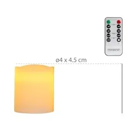 monzana LED Echtwachs Kerzen 5 St.