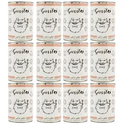 GUSSTO Cat Fresh Calf & Rabbit 12x400 g
