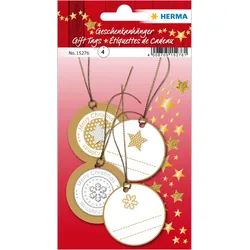 HERMA Weihnachten 3D, Gold, Papier, 4 Stück(e), 50 mm