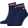 Tommy Hilfiger Uni Quarter Socken 2 Paar Blau 35-38