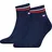 Tommy Hilfiger Uni Quarter Socken 2 Paar Blau 35-38