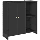 vidaXL Beistellschrank 100 x 36 x 102 cm Schwarz