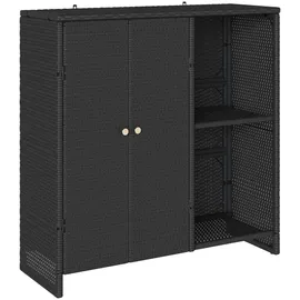 vidaXL Beistellschrank 100 x 36 x 102 cm Schwarz