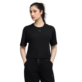 Puma W Cloudspun Relaxed Tee Schwarz L