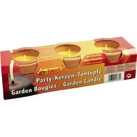 Favorit Citronella Partykerzen 3 St. mehrfarbig