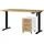 Germania Büromöbel-Set "Profi 3.0", weiß (weiß, grandson, eiche, nachbildung), Schreibtisch 140cm breit Holzwerkstoff Metall, Holzwerkstoff, Metall, Arbeitsmöbel-Sets, Büromöbel-Set, bestehend aus Schreibtisch und Rollcontainer