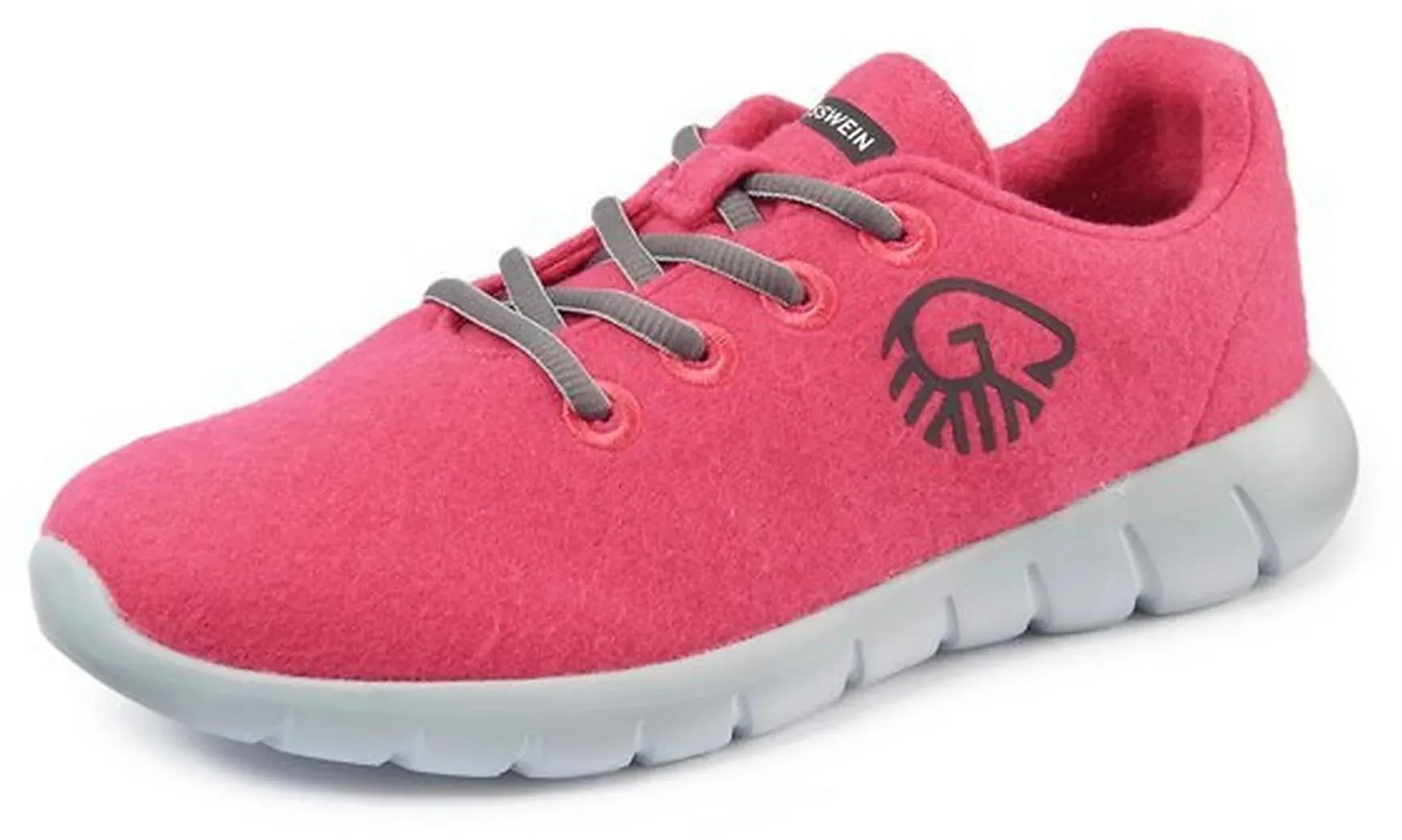 Les sneakers modèle Merino Runners  Giesswein fuchsia