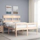 Prolenta Premium Seniorenbett Mit Kopfteil 120x200 Cm Massivholz