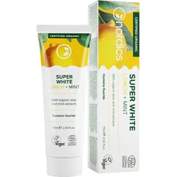 Bio Zahnpasta Whitening Zitrone Minze Nordics 75 ML