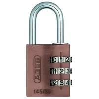 ABUS Zahlenschloss 145 Farbe: Gelb|Größe: 145/20