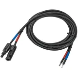avoltik Batteriekabel Anschlusskabel Verbindungskabel 6mm2 PV Solar Kabel Solarkabel, (500 cm), TÜV geprüft