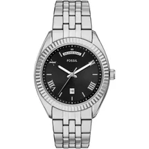Fossil Campbell Herren 42MM Silberfarbene Edelstahluhr, FS6139