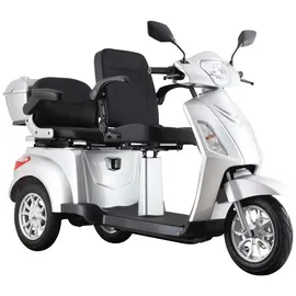 ECONELO E-Seniorenmobil Billy 2.0 3-Rad 1000 Watt Silber/Grau