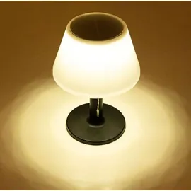 Kynast Solar LED Tischlampe schwarz 2-Lichtstufen Auflenbereich