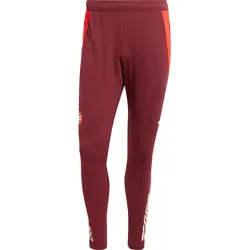 adidas FC Bayern München Trainingshose Herren in shadow red-red, Größe L - rot