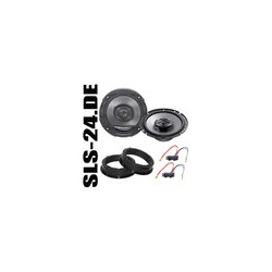 Clarion Lautsprecher Set VW Lupo Golf IV Passat Bora SEAT Leon Altea 2-Wege 200 Watt Boxen 165mm