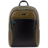 Piquadro Blue Square Computer Backpack Verde / Nero